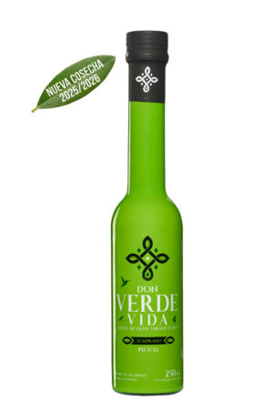 Aceite de Oliva Virgen Extra<br>Temprano Picual 250ml<br>Octubre 2025 - Caja 12 uds.