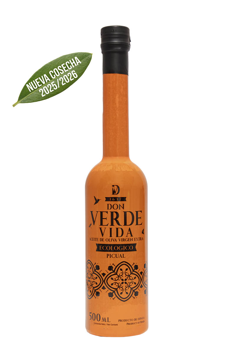 Aceite de Oliva Virgen Extra<br>Picual Ecológico 500ml<br>Octubre 2025